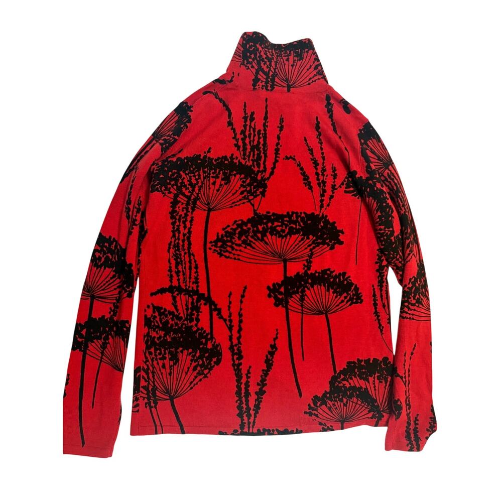 Beautiful Statement wearable art Wool sweater size M